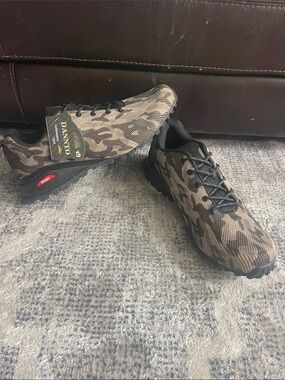 Men's Camo Athletic Trail Hiking Shoes - Tan/Black